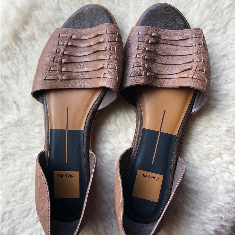 Dolce Vita Loafer Leather Sandals